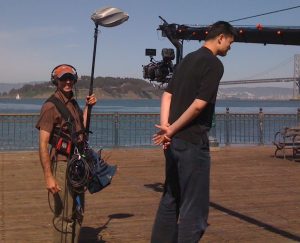 2011 - on set with Yao Ming and Studio B Films